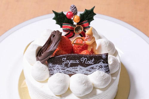 un gâteau de Noël Japonais
